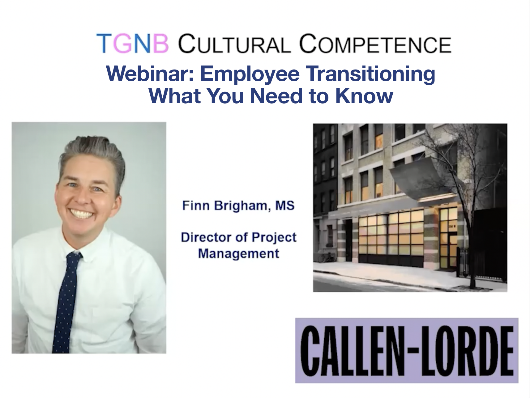 TGNB Cultural Competence